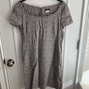 Silk gray polka dot Jcrew 2008